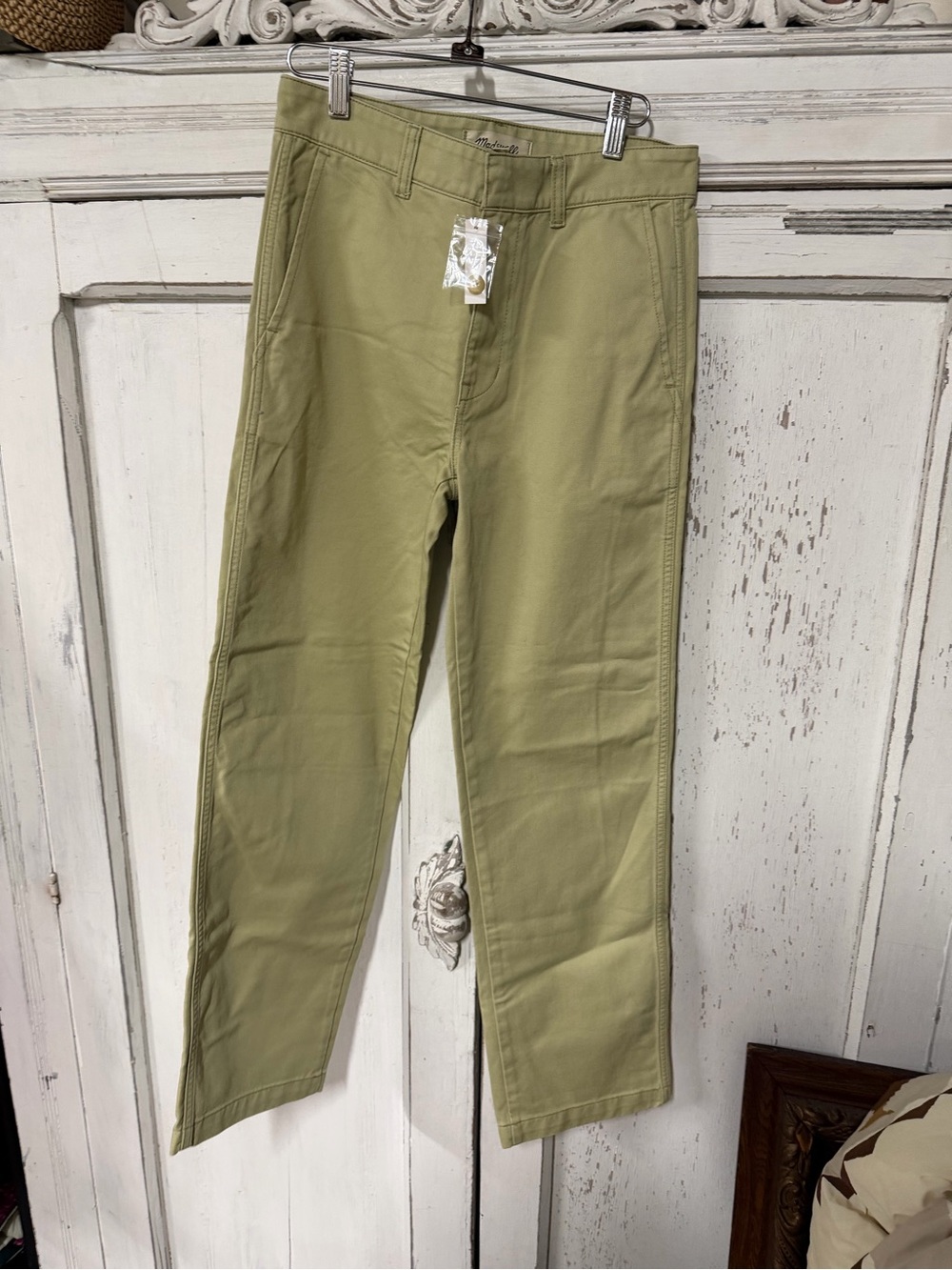 NWT Madewell kacki Chino Pants sz 25